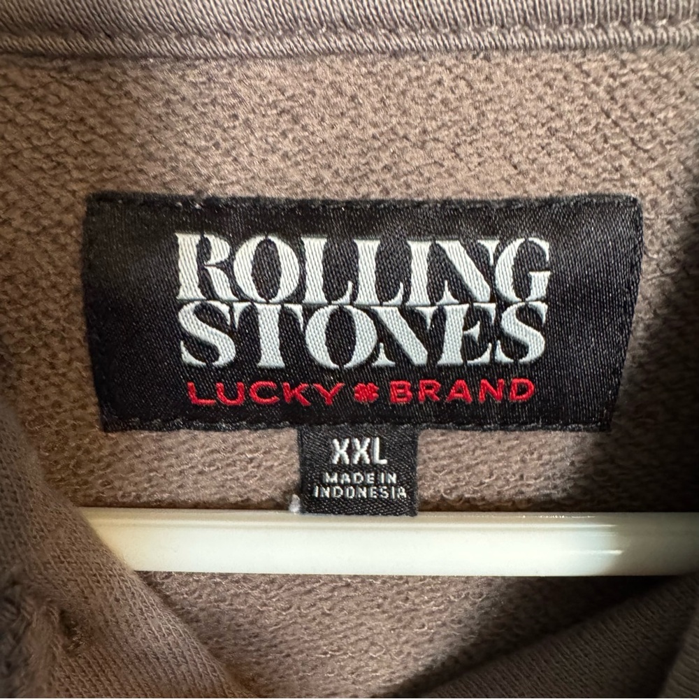Lucky Brand Rolling Stones Gray Hoodie - XXL - Picture 4 of 4